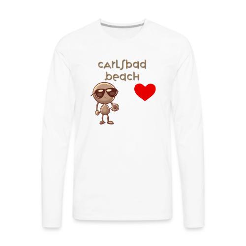 Smoon City_Carlsbad Beach - Men's Premium Long Sleeve T-Shirt