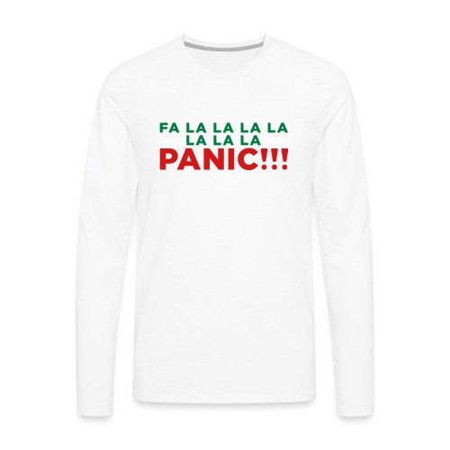 Anxiety Christmas - Men's Premium Long Sleeve T-Shirt
