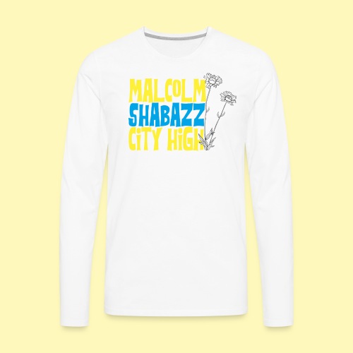 Malcolm Shabazz City High - Men's Premium Long Sleeve T-Shirt