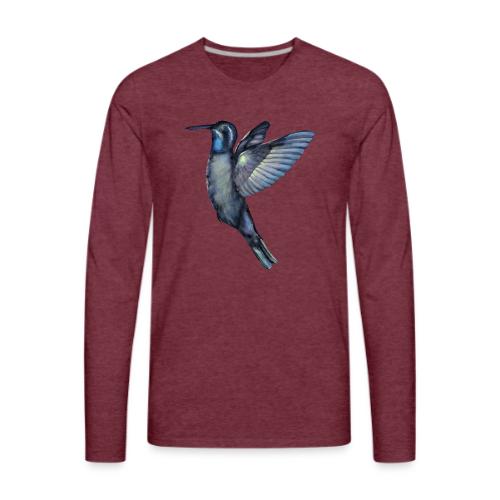 Hummingbird in flight - Men's Premium Long Sleeve T-Shirt