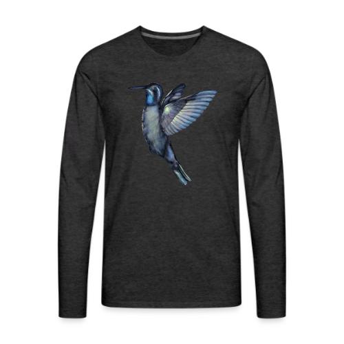 Hummingbird in flight - Men's Premium Long Sleeve T-Shirt