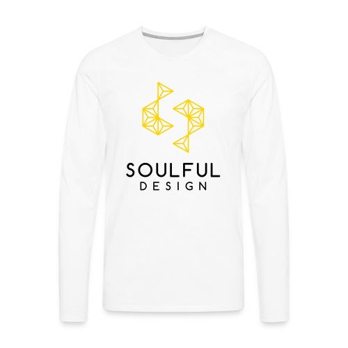 soulful design Logo Gold - Men's Premium Long Sleeve T-Shirt