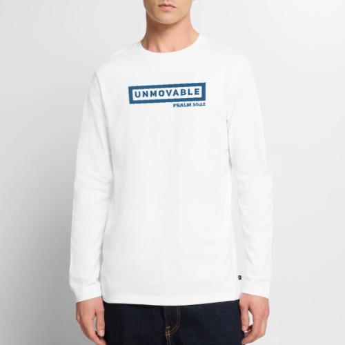 Unmovable: Psalm 55:22 - Men's Premium Long Sleeve T-Shirt
