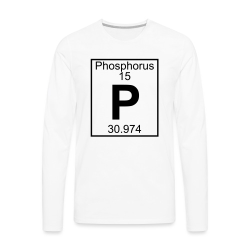 Element 15 - P (phosphorus) - Full - Men's Premium Long Sleeve T-Shirt