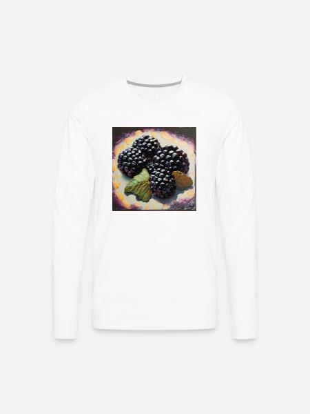 Berries and style - Men's Premium Long Sleeve T-Shirt - white