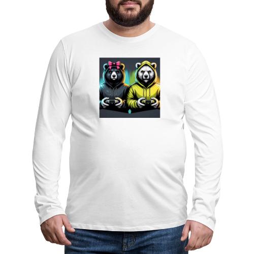 Gamer Bears - Men's Premium Long Sleeve T-Shirt