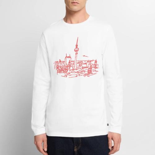 Panorama of Berlin - Men's Premium Long Sleeve T-Shirt