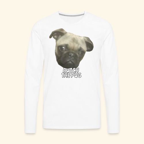 Butch The Pug - Men's Premium Long Sleeve T-Shirt