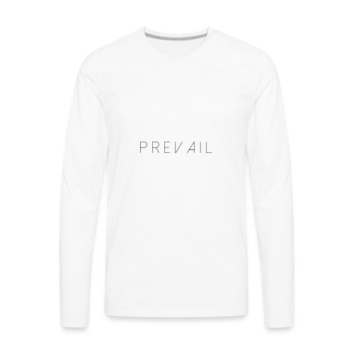 Prevail White - Men's Premium Long Sleeve T-Shirt