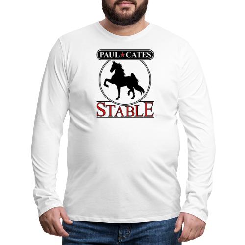 Paul Cates Stable light shirt - Men's Premium Long Sleeve T-Shirt