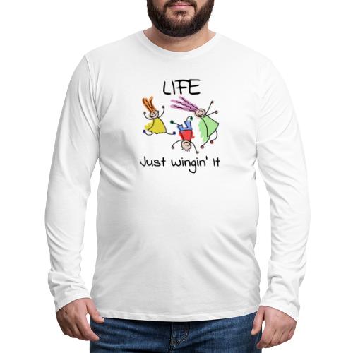 JustWinginIt - Men's Premium Long Sleeve T-Shirt