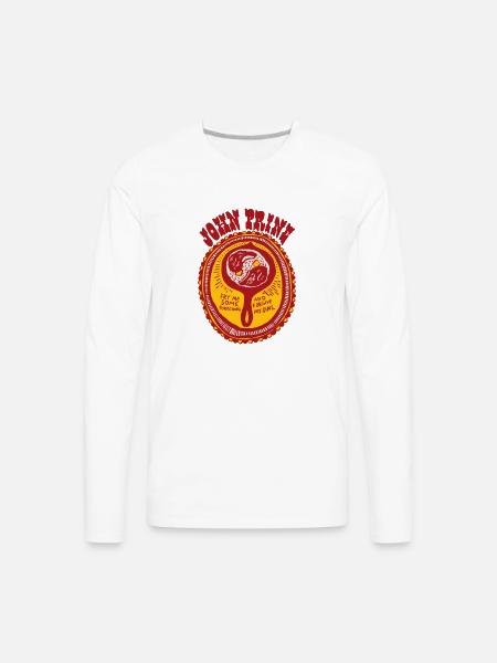 john prine - Men's Premium Long Sleeve T-Shirt - white