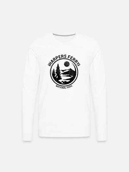 Harers Ferry National Park - Men's Premium Long Sleeve T-Shirt - white