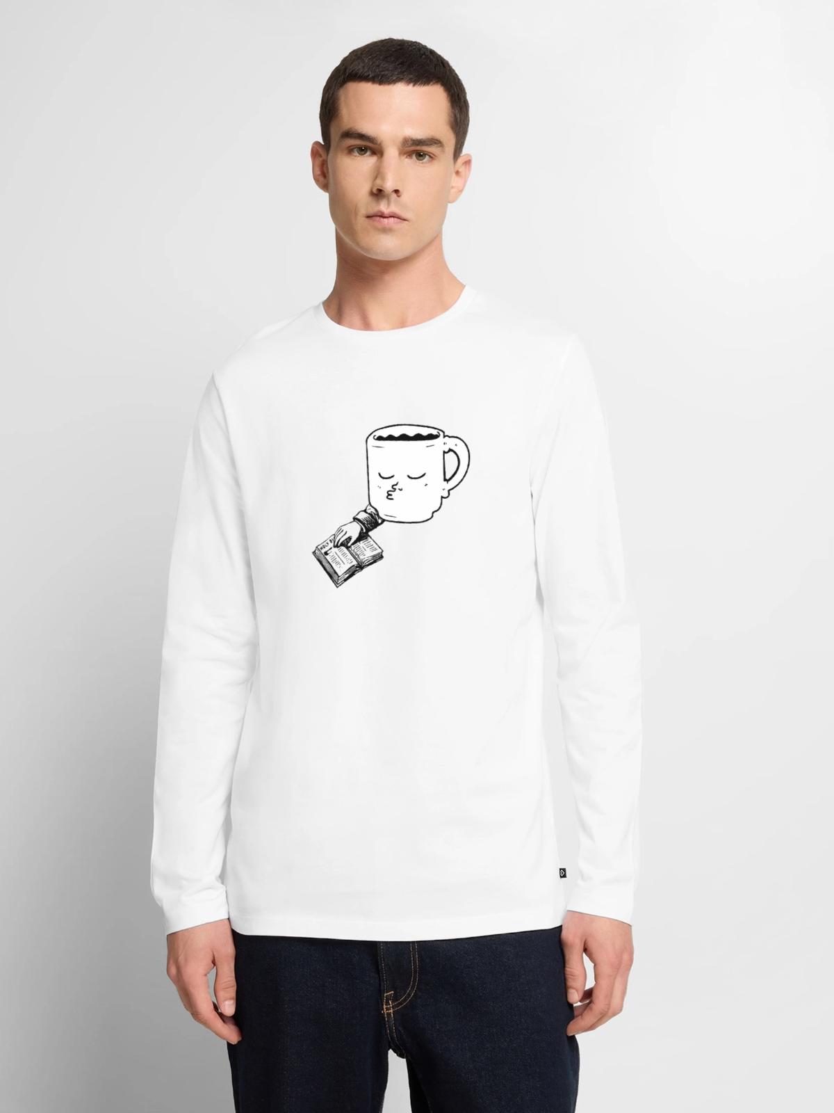 Scripture - Men's Premium Long Sleeve T-Shirt - white - Front - Nico (187cm)
