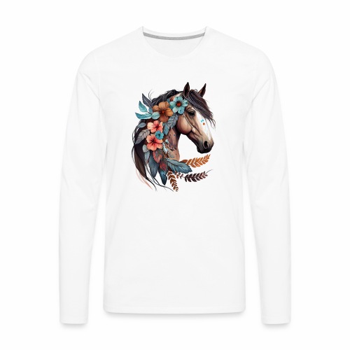 Wild Horse - Men's Premium Long Sleeve T-Shirt
