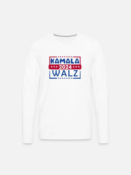 Kamala Waltz - Men's Premium Long Sleeve T-Shirt - white