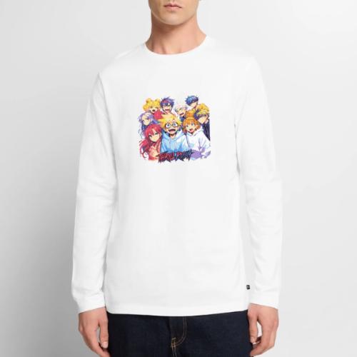 Thrill Rush Anime Squad Streetwear - Men's Premium Long Sleeve T-Shirt