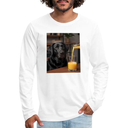 Golden Retriever Chill Juice Vibes - Men's Premium Long Sleeve T-Shirt
