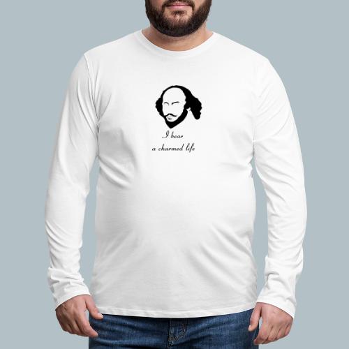 William Shakespeare Quote - Men's Premium Long Sleeve T-Shirt