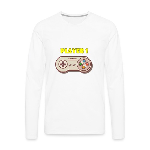 control player 1 - Men's Premium Long Sleeve T-Shirt