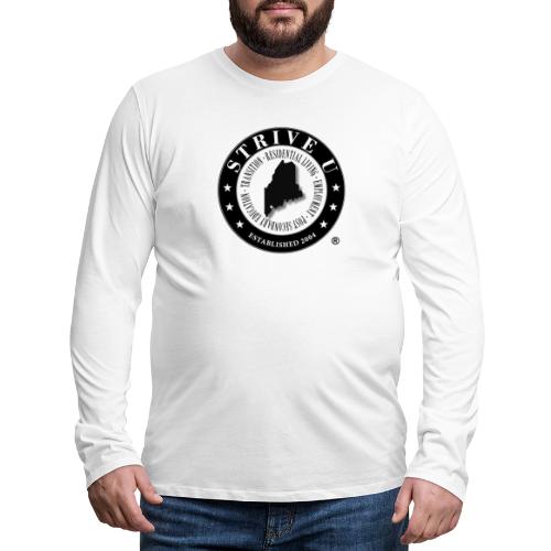 STRIVE U Emblem - Men's Premium Long Sleeve T-Shirt