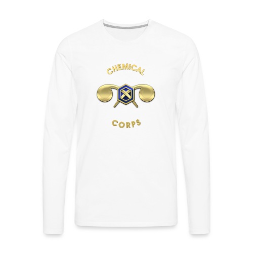 Chemical Corps Branch Insignia - Men's Premium Long Sleeve T-Shirt