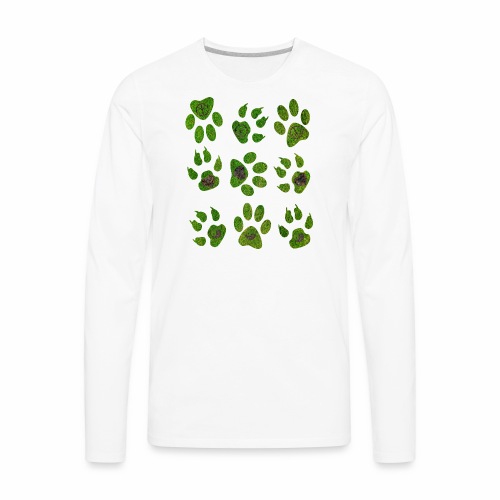 Nature's Paws Journey - Men's Premium Long Sleeve T-Shirt