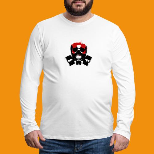 gas mask - Men's Premium Long Sleeve T-Shirt