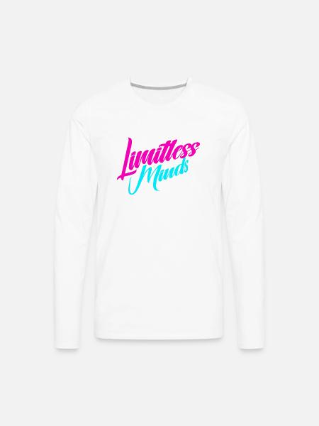 Limitless Minds - Men's Premium Long Sleeve T-Shirt - white