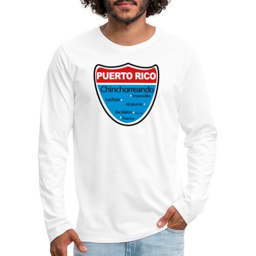 Chinchorreando en Puerto Rico - Men's Premium Long Sleeve T-Shirt