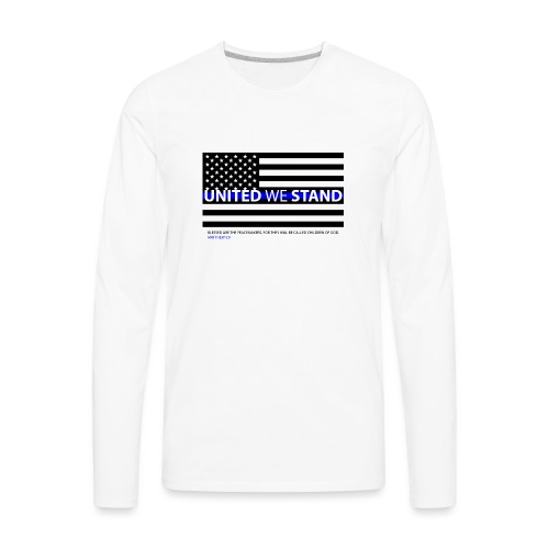 United - White - Men's Premium Long Sleeve T-Shirt