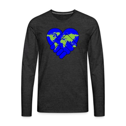 World United in Love - Men's Premium Long Sleeve T-Shirt