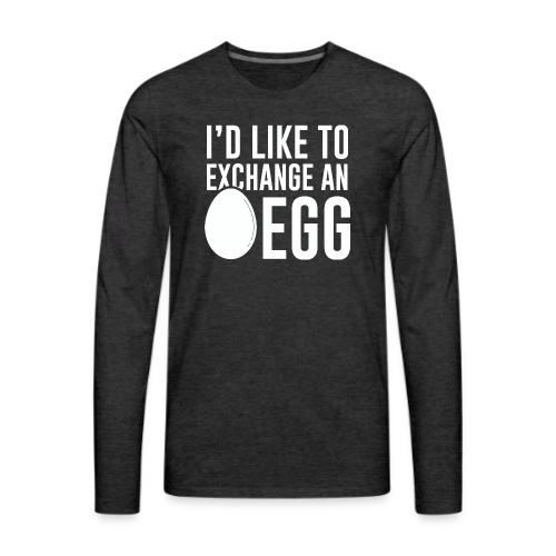 Egg Exchange Tee - Men's Premium Long Sleeve T-Shirt