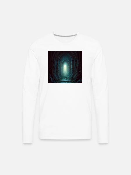 Secret gate - Men's Premium Long Sleeve T-Shirt - white