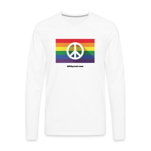 Peace pride dibbyrad - Men's Premium Long Sleeve T-Shirt