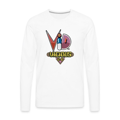 VICIOUS STREET WARE: ViD VICIOUS 2.O [TM] - Men's Premium Long Sleeve T-Shirt
