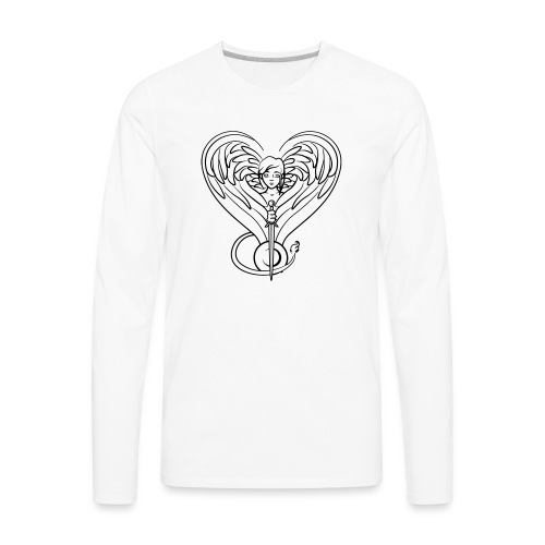 Sphinx valentine - Men's Premium Long Sleeve T-Shirt