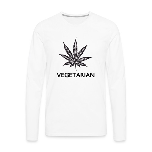 Vegetarian - Men's Premium Long Sleeve T-Shirt