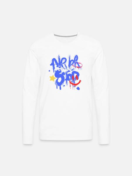 Living - Men's Premium Long Sleeve T-Shirt - white
