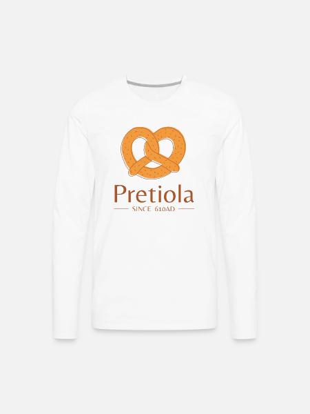 PRETZEL DAY - Men's Premium Long Sleeve T-Shirt - white