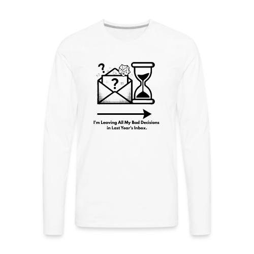 Last Year's Inbox T-Shirt - Men's Premium Long Sleeve T-Shirt