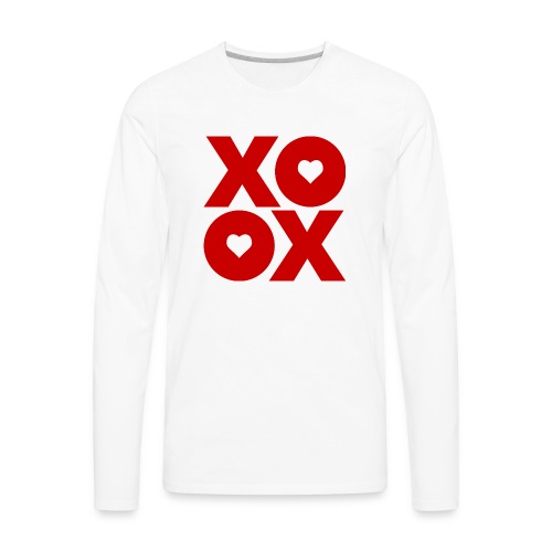 Valentine's Day XOXO - Men's Premium Long Sleeve T-Shirt