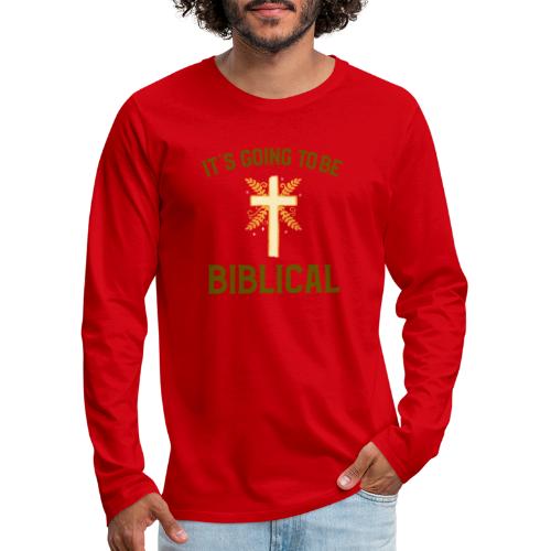 Biblical - Men's Premium Long Sleeve T-Shirt