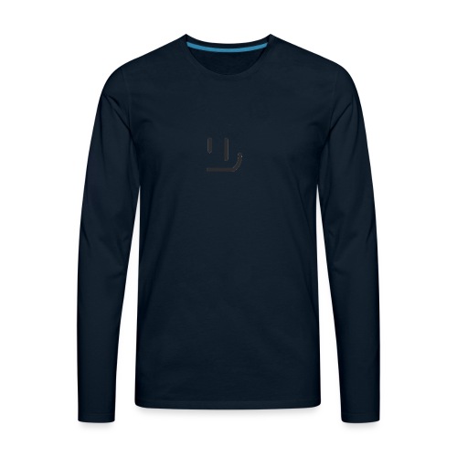 Arigato face - Men's Premium Long Sleeve T-Shirt