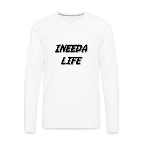 INEEDALIFE PROFILE PIC BI - Men's Premium Long Sleeve T-Shirt