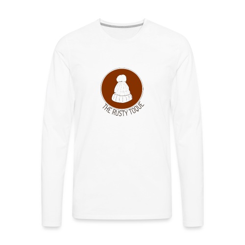 The Rusty Toque Brown Logo 2 - Men's Premium Long Sleeve T-Shirt