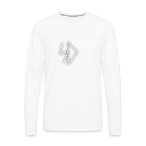 Sid logo white - Men's Premium Long Sleeve T-Shirt