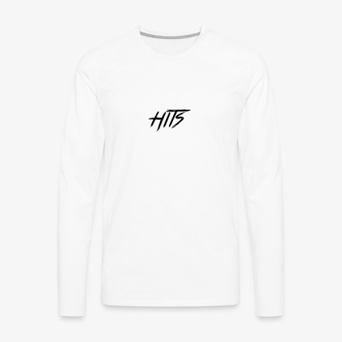 Hits Logo - Men's Premium Long Sleeve T-Shirt