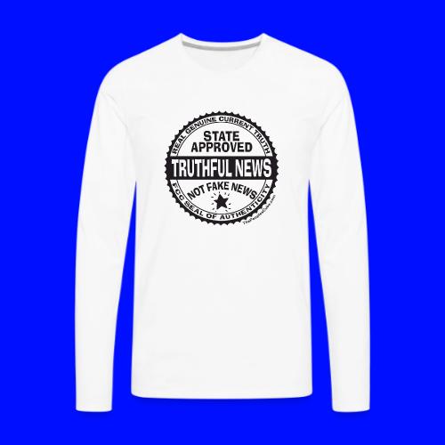 Truthful News FCC Seal - Men's Premium Long Sleeve T-Shirt