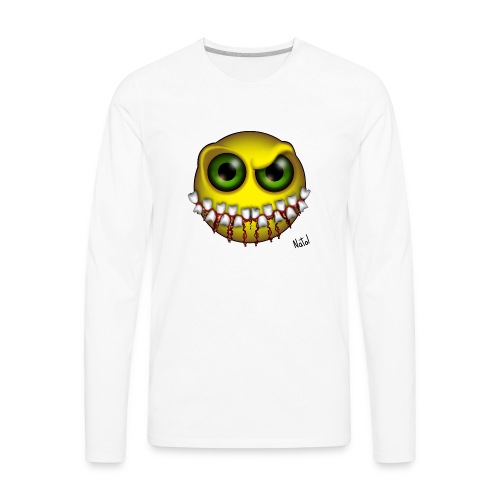 Smilez (Silly Facez) - Men's Premium Long Sleeve T-Shirt